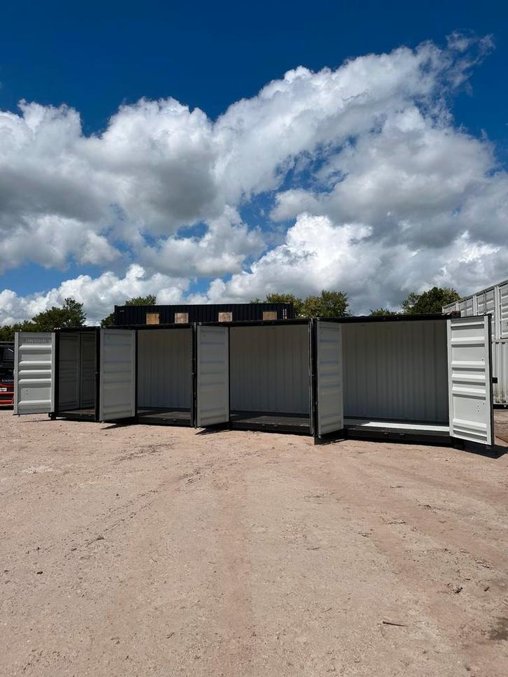 Nieuwe 40 ft high cube zwart met 4 zijdeuren, Doe-het-zelf en Verbouw, Containers, Ophalen of Verzenden