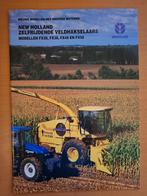 Folder New Holland zelfrijdende veldhakselaars FX 28, FX 38, Ophalen of Verzenden, Gelezen, Tractor en Landbouw