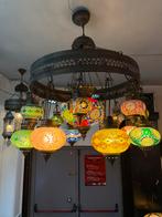 Turkse /Arabische kroonluchter, Ophalen, Zo goed als nieuw, Glas, Kleurrijk