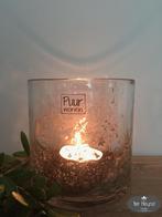 Windlicht 14/14 metal chips Puur Wonen stoer sober landelijk, Verzenden, Nieuw