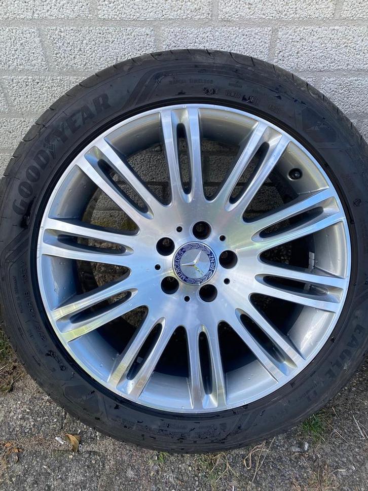 Mercedes W211 Breedset 18 inch Goodyear Eagle, Auto-onderdelen, Banden en Velgen, Banden en Velgen, Zomerbanden, 18 inch, Personenwagen