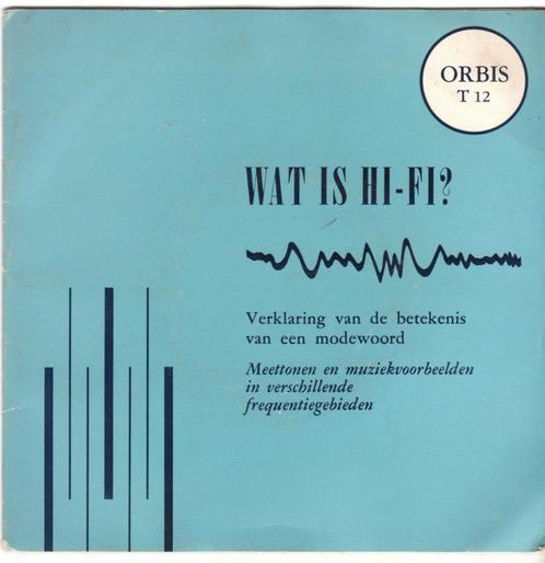 Vinyl single: Wat is Hi-Fi ? [3208]  [CdViOv], Cd's en Dvd's, Vinyl Singles, Zo goed als nieuw, Single, 7 inch, Ophalen of Verzenden