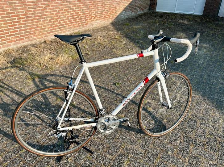 Eddy Merckx Strada Columbus staal 105 maat xl, Fietsen en Brommers, Fietsen | Racefietsen, Zo goed als nieuw, Heren, Meer dan 20 versnellingen