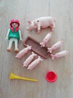 Playmobil 3566 Boerin met varkens vintage, Ophalen of Verzenden, Zo goed als nieuw, Complete set