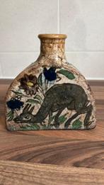 Mooie geglazuurde aardewerk fles/inkpot, Antiek en Kunst, Antiek | Vazen, Ophalen of Verzenden