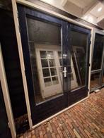 Openslaande tuindeuren dubbel glas deuren terrasdeuren pui, Doe-het-zelf en Verbouw, Kozijnen en Schuifpuien, Ophalen, Deurkozijn