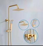 5x Gouden doucheset nieuw, Doe-het-zelf en Verbouw, Sanitair, Ophalen of Verzenden, Zo goed als nieuw, Douche