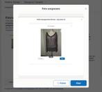 Voile transparante blouse - top maat 42