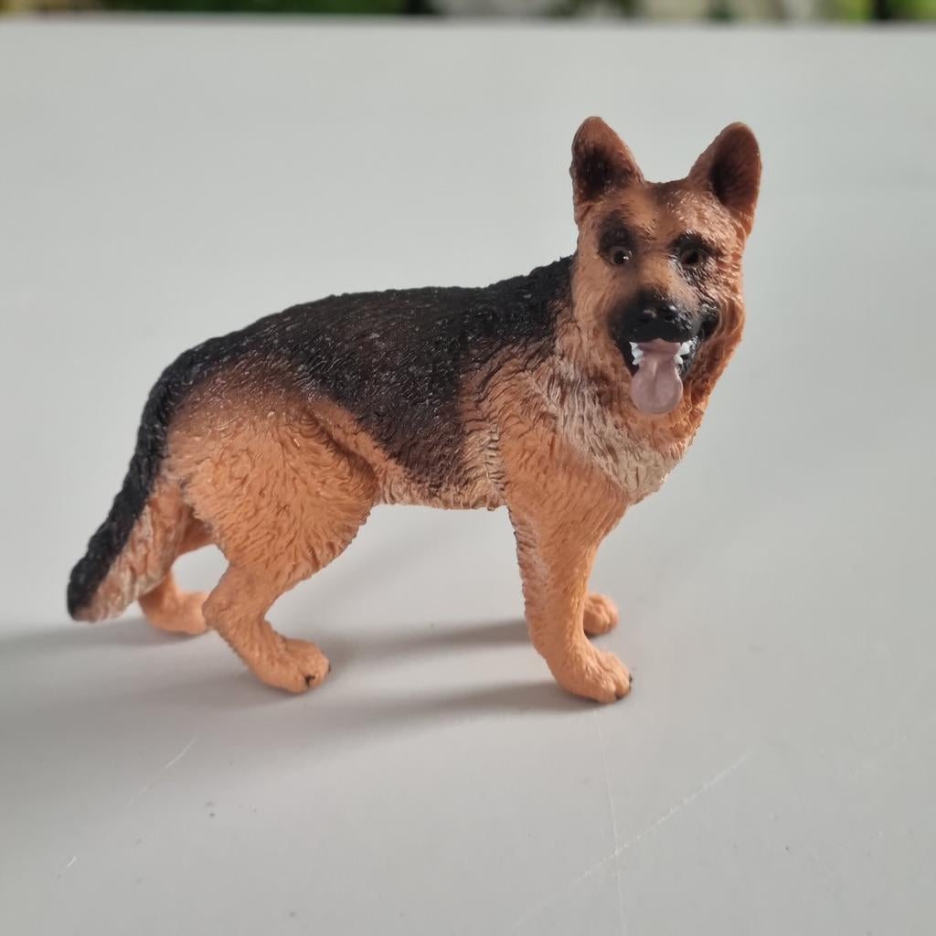 Schleich, 16831 Duitse Herder #2, Ophalen of Verzenden, Gebruikt, Hond of Kat, Beeldje of Figuurtje