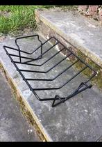 Nieuw eenvoudig zwart metalen afdruiprek, ijzer rekje metaal, Ophalen of Verzenden, Zo goed als nieuw