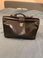 Vintage aktetas / dokterstas mutsaers, Sieraden, Tassen en Uiterlijk, Tassen | Schoudertassen, Overige merken, Gebruikt, Zwart