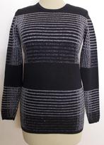 Mooie zwart/zilver top/trui van Alpha Studio! 40, Maat 38/40 (M), Verzenden, Zwart, Zo goed als nieuw