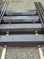 4 x Rolluiken | Roller shutters | Harol | Somfy | White, Doe-het-zelf en Verbouw, Rolluiken, Ophalen, Bruin, 200 cm of meer, 150 tot 200 cm