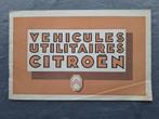 Brochure CITROEN VEHICULES UTILITAIRES +l prijslijst - 1937, Ophalen of Verzenden, Gelezen, Citroën