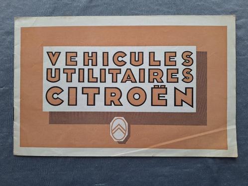 Brochure CITROEN VEHICULES UTILITAIRES +l prijslijst - 1937, Boeken, Auto's | Folders en Tijdschriften, Gelezen, Citroën, Ophalen of Verzenden