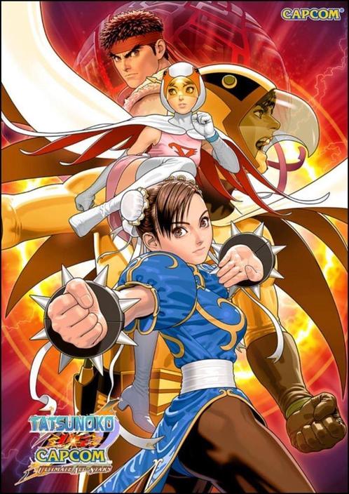 Capcom vs Tatsunoko street fighter Retro Arcade POSTER, Spelcomputers en Games, Games | Overige, Nieuw, Vanaf 12 jaar, Verzenden