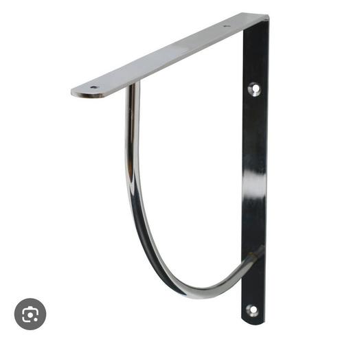 Plankdrager chroom per set 5, Huis en Inrichting, Woonaccessoires | Wandplanken en Boekenplanken, Nieuw, Ophalen of Verzenden