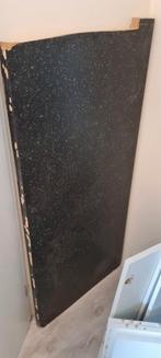 Zwart stuk werkblad 3,8cm dik 133cm lang 62cm diep, Doe-het-zelf en Verbouw, Platen en Panelen, Ophalen, Gebruikt, Hout, 20 tot 50 mm