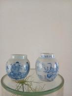 2x chinees voederbakje waterbakje vogelkooi potje, Antiek en Kunst, Ophalen of Verzenden