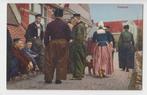 036 Volendam Mannen Vrouwen Klederdrachten B12, Verzenden, 1940 tot 1960, Ongelopen, Noord-Holland