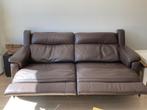 Mooie, comfortabel bruin leren bankstellen te koop., Huis en Inrichting, Banken | Bankstellen, Ophalen of Verzenden, Zo goed als nieuw