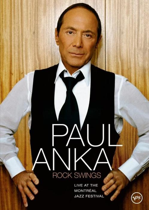 MUZIEKFILM; “Rock Swings” PAUL ANKA., Cd's en Dvd's, Dvd's | Muziek en Concerten, Zo goed als nieuw, Muziek en Concerten, Vanaf 6 jaar
