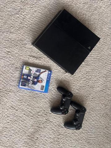 PlayStation 4 + 2 controllers + FIFA 23 beschikbaar voor biedingen