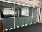 Aluminium afscheidings wand in 4 delen, 225 cm of meer, Aluminium, Ophalen of Verzenden, Zo goed als nieuw