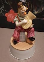 Porseleinen muziekdoosje clown, Verzamelen, Beelden en Beeldjes, Ophalen, Gebruikt