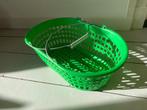 Vintage, retro groene plastic wasmand/winkelmand 60/70's, Verzamelen, Retro, Ophalen of Verzenden, Huis en Inrichting