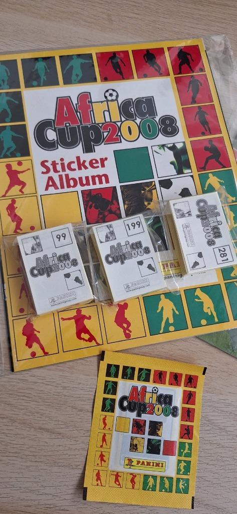 2 complete Panini albums Afrika cup, Hobby en Vrije tijd, Stickers en Plaatjes, Nieuw, Meerdere stickers, Ophalen