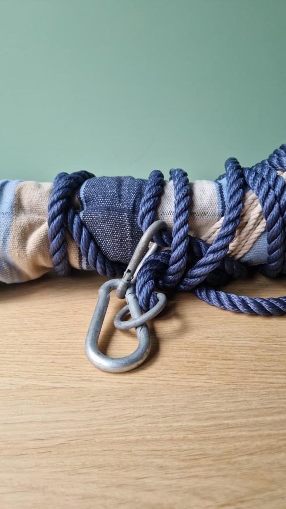 Hangmat recht, Tuin en Terras, Hangmatten, Zo goed als nieuw, Eenpersoons, Opvouwbaar, Binnen, Buiten, Ophalen of Verzenden