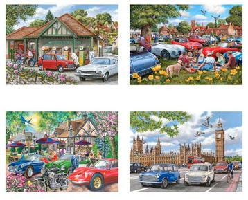 House of Puzzles - Nice Day for a Drive - 4x500 st.  (NIEUW) beschikbaar voor biedingen