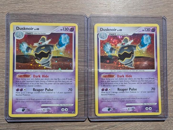 Dusknoir Promo DP33, Hobby en Vrije tijd, Verzamelkaartspellen | Pokémon, Zo goed als nieuw, Losse kaart, Foil, Ophalen of Verzenden