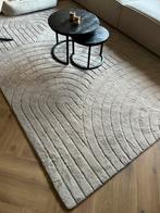 Fluffy vloerkleed kleur Taupe, Huis en Inrichting, Stoffering | Tapijten en Kleden, Ophalen, 150 tot 200 cm, 200 cm of meer, Zo goed als nieuw