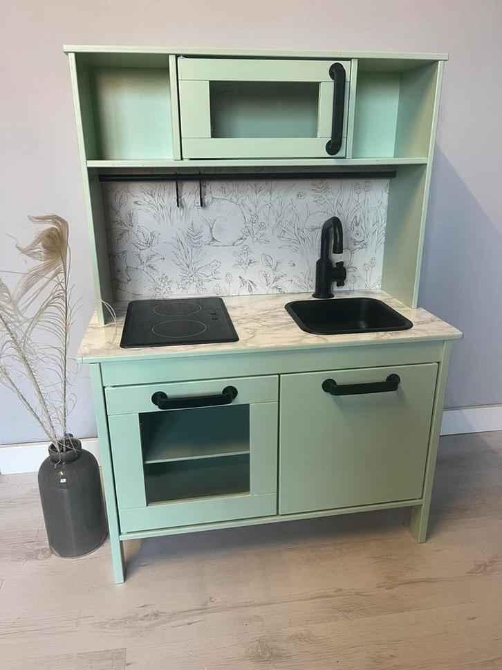 Restyled IKEA Duktig speelkeuken groen diverse varianten, Kinderen en Baby's, Speelgoed | Speelkeukens, Zo goed als nieuw, Ophalen