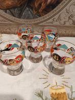 5 Licor 43 glaasje met rondom print. Hoogte 7 cm., Ophalen of Verzenden