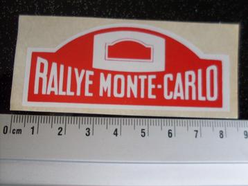 sticker rallye monte-carlo logo rally monte carlo middel 9x beschikbaar voor biedingen