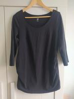 Zwangerschapsshirt 3/4 mouw zwart maat L H&M, Maat 38/40 (M), H&M, Zwart, Zo goed als nieuw