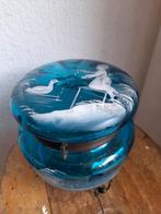 Antieke bonbon pot Mary Gregory, Ophalen of Verzenden