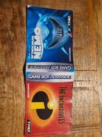 Boekje the incredibles en op zoek naar nemo gameboy advance, Spelcomputers en Games, Games | Nintendo Game Boy, Ophalen of Verzenden