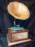 Grammofoon met hoorn, Ophalen of Verzenden