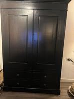 Zware teakhouten kast met deuren en lades, Ophalen, Gebruikt, Koloniaal, Teakhout