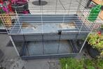 Konijnenflat, Dieren en Toebehoren, Knaagdieren en Konijnen | Hokken en Kooien, Ophalen, Kooi, Gebruikt, 90 cm of meer