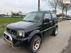 Suzuki Jimny 1.3 JX 4WD NL-Auto, Auto's, Euro 2, Stof, Gebruikt, Zwart