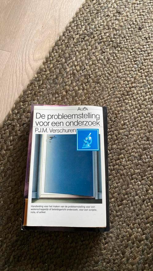 P.J.M. Verschuren - De probleemstelling voor een onderzoek, Boeken, Wetenschap, Zo goed als nieuw, Ophalen of Verzenden