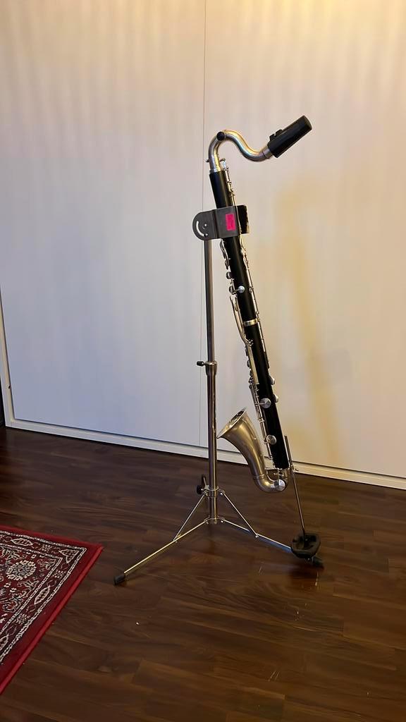 Le Blanc Basklarinet Eb inc. BAM koffer, Muziek en Instrumenten, Blaasinstrumenten | Klarinetten, Gebruikt, Bes-klarinet, Hout