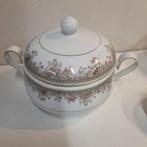 Vintage Porseleinen Soepterrine en schalen, Noritake Ireland, Ophalen of Verzenden, Overige stijlen, Porselein, Schaal of Schalen