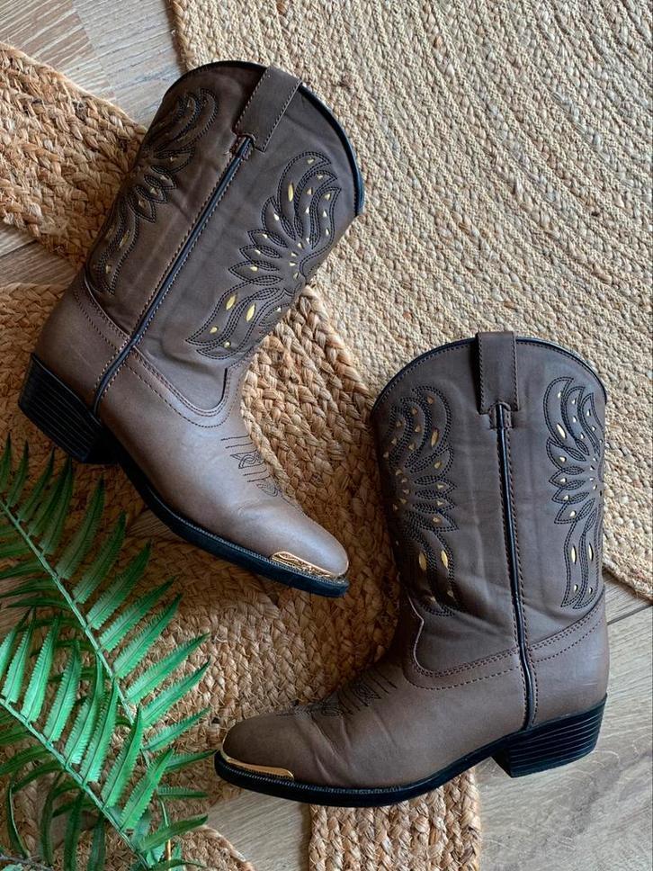 Cody James cowboylaarzen 38 western boots laarzen, Kleding | Dames, Schoenen, Zo goed als nieuw, Hoge laarzen, Bruin, Ophalen of Verzenden