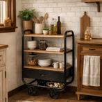 Industriële Bakkerskar Keukentrolley Koffiewagen Kar Zwart, Info@dehanzeherten.nl, De Hanze Herten BV, Nieuw, Ophalen of Verzenden